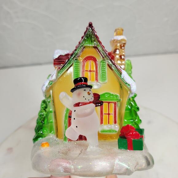 Snowman Nightlight 7W Plug In Light Switch 3-D Plastic Christmas Holiday Decor - Picture 1 of 13